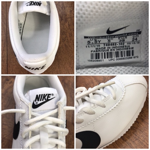Nike Cortez GS b/White WMNS - Picture 7 of 8